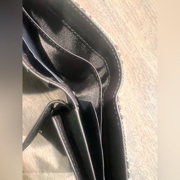 Balenciaga Brown Tri-Fold Wallet Canvas Leather - Picture 6 of 11